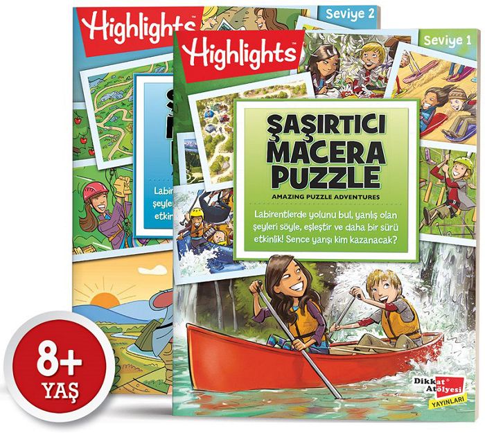 Dikkat Atölyesi Highlights Şaşırtıcı Macera Puzzle 2 li Set Dikkat Atölyesi Yayınları Dikkat Atölyesi Highlights Şaşırtıcı Macera Puzzle 2 li Set Dikkat Atölyesi Yayınları