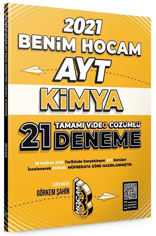 Benim Hocam 2021 YKS AYT Kimya 21 Deneme - Görkem Şahin Benim Hocam Yayınları Benim Hocam 2021 YKS AYT Kimya 21 Deneme - Görkem Şahin Benim Hocam Yayınları