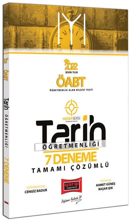 Yargı 2022 ÖABT Tarih Öğretmenliği 7 Deneme Çözümlü - Ahmet Güneş Başar Işık Yargı Yayınları Yargı 2022 ÖABT Tarih Öğretmenliği 7 Deneme Çözümlü - Ahmet Güneş Başar Işık Yargı Yayınları