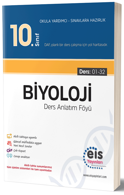 Eis Yayınları 10. Sınıf Biyoloji DAF Ders Anlatım Föyü Eis Yayınları Eis Yayınları 10. Sınıf Biyoloji DAF Ders Anlatım Föyü Eis Yayınları
