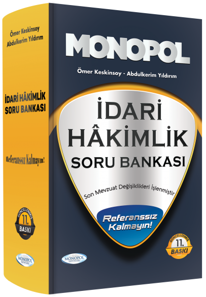 Monopol İdari Hakimlik Soru Bankası 11. Baskı Monopol Yayınları