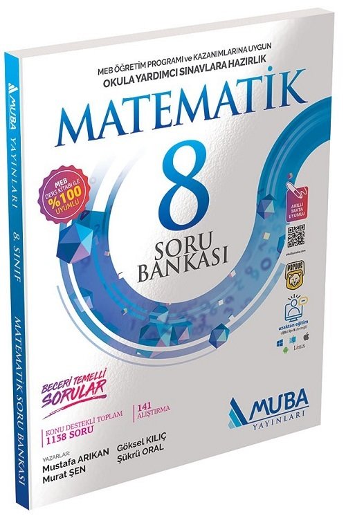 Muba 8 Sinif Matematik Soru Bankasi Muba Yayinlari Indekskitap Com