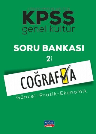 Nobel 2020 KPSS Coğrafya Soru Bankası Nobel Sınav Yayınları Nobel 2020 KPSS Coğrafya Soru Bankası Nobel Sınav Yayınları