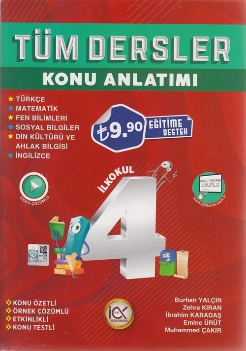 İlk Önce 4. Sınıf Tüm Dersler Konu Anlatımı İlk Önce Yayınları İlk Önce 4. Sınıf Tüm Dersler Konu Anlatımı İlk Önce Yayınları