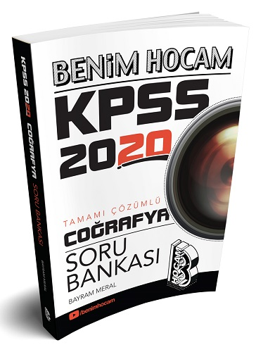 Benim Hocam 2020 KPSS Coğrafya Soru Bankası Çözümlü Bayram Meral Benim Hocam Yayınları
