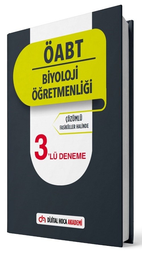 Dijital Hoca ÖABT Biyoloji Öğretmenliği 3 Deneme Çözümlü Dijital Hoca Akademi Dijital Hoca ÖABT Biyoloji Öğretmenliği 3 Deneme Çözümlü Dijital Hoca Akademi
