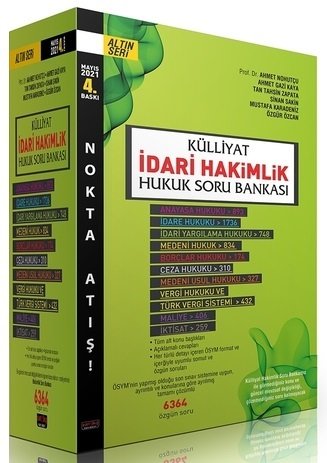 Savaş 2021 İdari Hakimlik Hukuk Külliyat Nokta Atış Soru Bankası Modüler Set 4. Baskı - Ahmet Nohutçu Savaş Yayınları Savaş 2021 İdari Hakimlik Hukuk Külliyat Nokta Atış Soru Bankası Modüler Set 4. Baskı - Ahmet Nohutçu Savaş Yayınları
