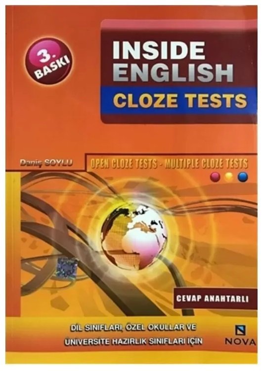 Nova Inside English Cloze Tests Cevap Anahtarlı Nova Yayınları Nova Inside English Cloze Tests Cevap Anahtarlı Nova Yayınları