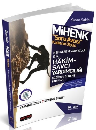 Savaş 2023 Adli Yargı Hakimlik Savcı Yardımcılığı MİHENK Soru Avcısı 7 Deneme Çözümlü 20. Baskı Savaş Yayınları Savaş 2023 Adli Yargı Hakimlik Savcı Yardımcılığı MİHENK Soru Avcısı 7 Deneme Çözümlü 20. Baskı Savaş Yayınları