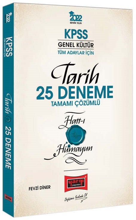 Yargı 2022 KPSS Tarih Hatt-ı Hümayun 25 Deneme Çözümlü - Fevzi Diner Yargı Yayınları