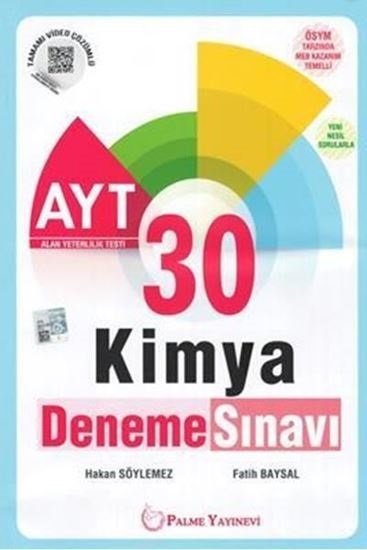 Palme YKS AYT Kimya 30 Deneme Sınavı Palme Yayınları