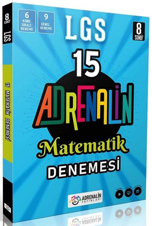 Adrenalin 8. Sınıf LGS Matematik 15 Deneme Adrenalin Yayınları