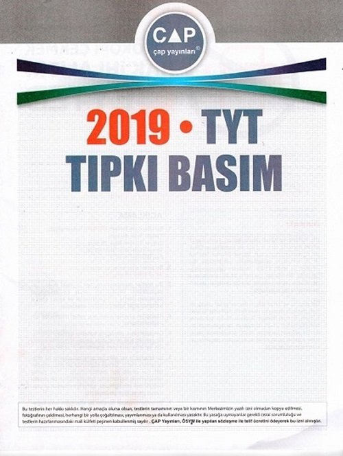 Cap Ayt Tm Tek Kitap Tamami Cozumlu Cikmis Sinav Sorulari Kitapisler Isler Kitabevleri