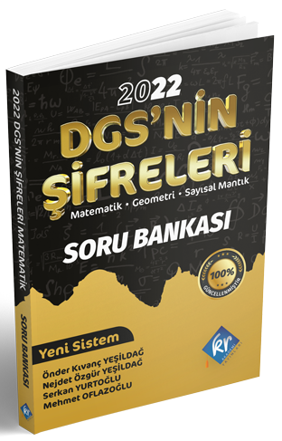 KR Akademi 2022 DGS nin Şifreleri Soru Bankası Çözümlü KR Akademi Yayınları