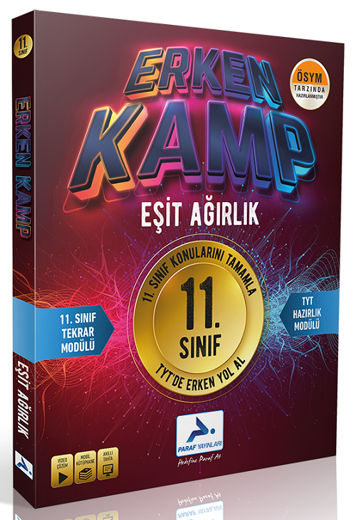 Paraf 11. Sınıf Eşit Ağırlık Erken Kamp Tekrar Modülü Paraf Yayınları Paraf 11. Sınıf Eşit Ağırlık Erken Kamp Tekrar Modülü Paraf Yayınları