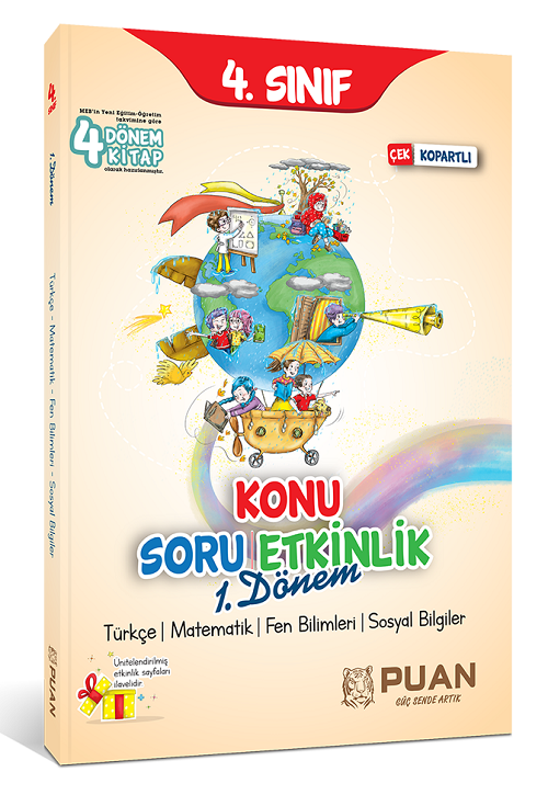 Puan 4. Sınıf 1. Dönem Konu Soru Etkinlik Kitabı Puan Yayınları YC8383 Puan 4. Sınıf 1. Dönem Konu Soru Etkinlik Kitabı Puan Yayınları YC8383