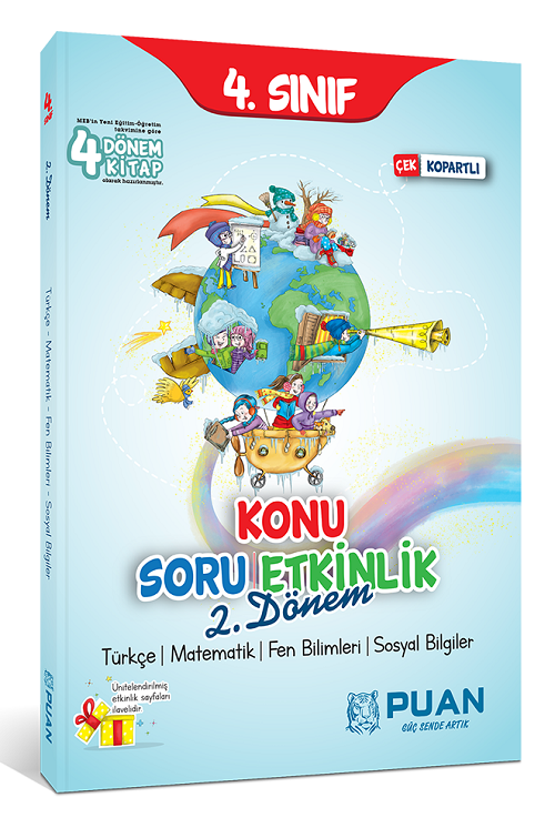 Puan 4. Sınıf 2. Dönem Konu Soru Etkinlik Kitabı Puan Yayınları Puan 4. Sınıf 2. Dönem Konu Soru Etkinlik Kitabı Puan Yayınları