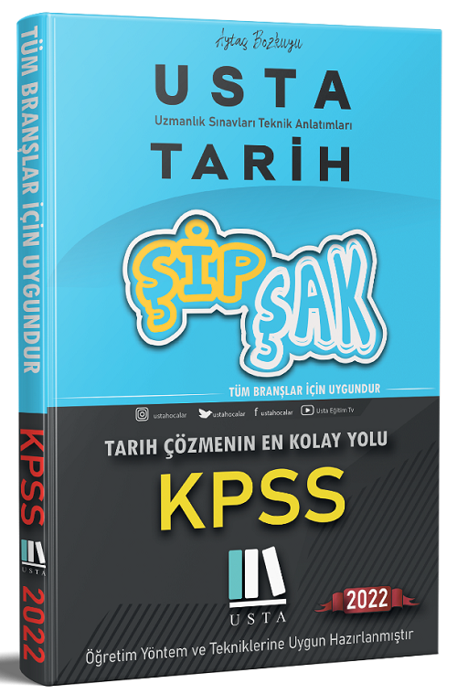 Usta 2022 KPSS Tarih ŞİPŞAK Pratik Bilgiler Konu Anlatımı Usta Yayıncılık Usta 2022 KPSS Tarih ŞİPŞAK Pratik Bilgiler Konu Anlatımı Usta Yayıncılık