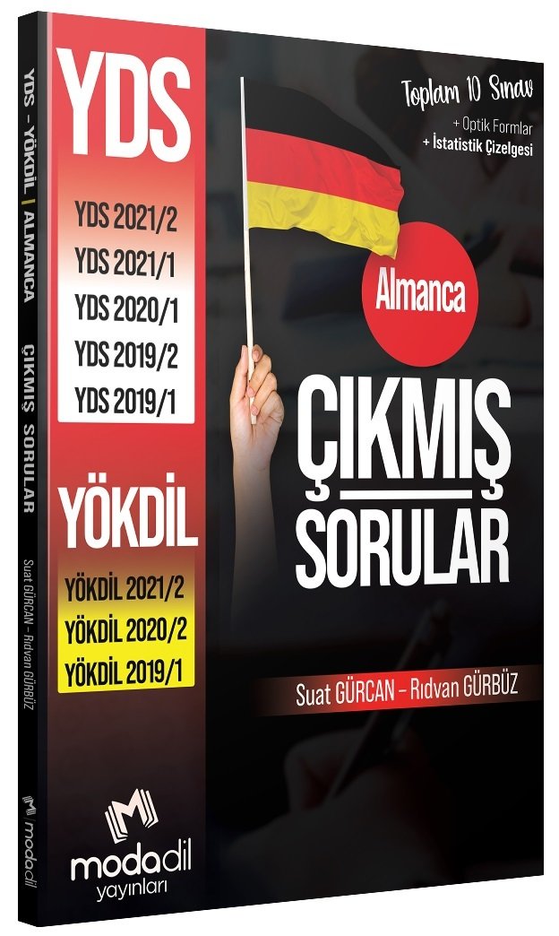 Modadil YDS Almanca Çıkmış Sorular - Suat Gürcan Rıdvan Gürbüz Modadil Yayınları Modadil YDS Almanca Çıkmış Sorular - Suat Gürcan Rıdvan Gürbüz Modadil Yayınları