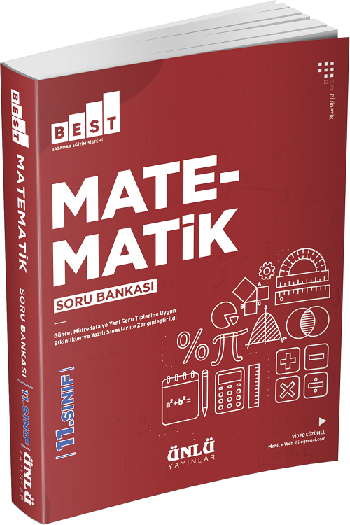Ünlü 11. Sınıf Matematik BEST Soru Bankası Ünlü Yayınları Ünlü 11. Sınıf Matematik BEST Soru Bankası Ünlü Yayınları