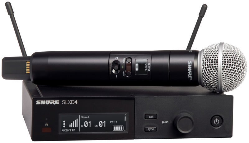 Shure SLXD24E/SM58 Kablosuz El Tipi Mikrofon NZ7383 Shure SLXD24E/SM58 Kablosuz El Tipi Mikrofon NZ7383
