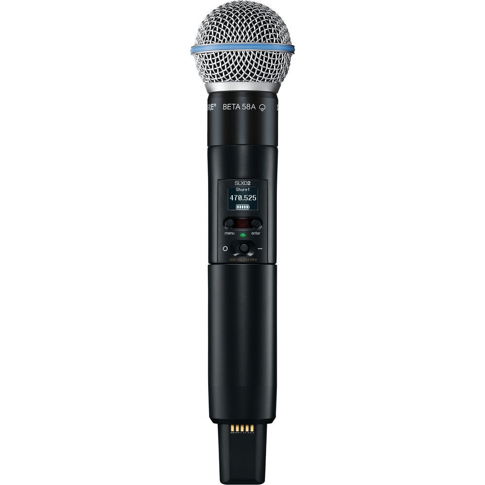 Shure SLXD2/B58 Kablosuz El Tipi Mikrofon NZ7110 Shure SLXD2/B58 Kablosuz El Tipi Mikrofon NZ7110