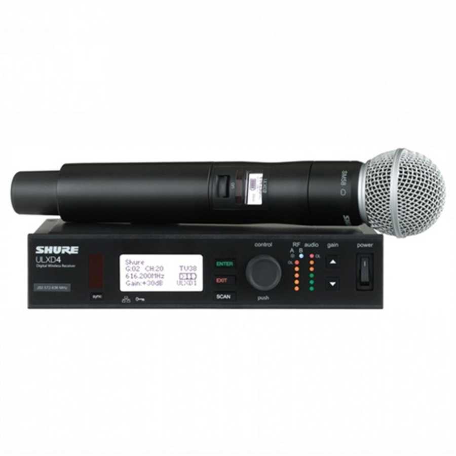 SHURE ULXD24E/SM58 Kablosuz El Mikrofonu Seti NZ7503 SHURE ULXD24E/SM58 Kablosuz El Mikrofonu Seti NZ7503