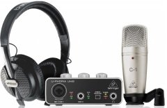behringer u phoria studio kayit seti elit muzik