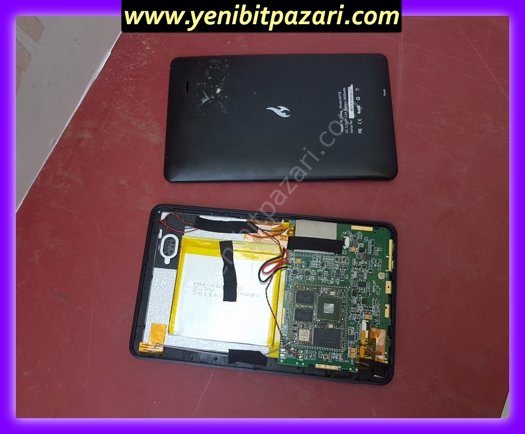 arizali firebrand m778 7inc ekran kirik aciliyor pil ve parcalari kullanilabilir