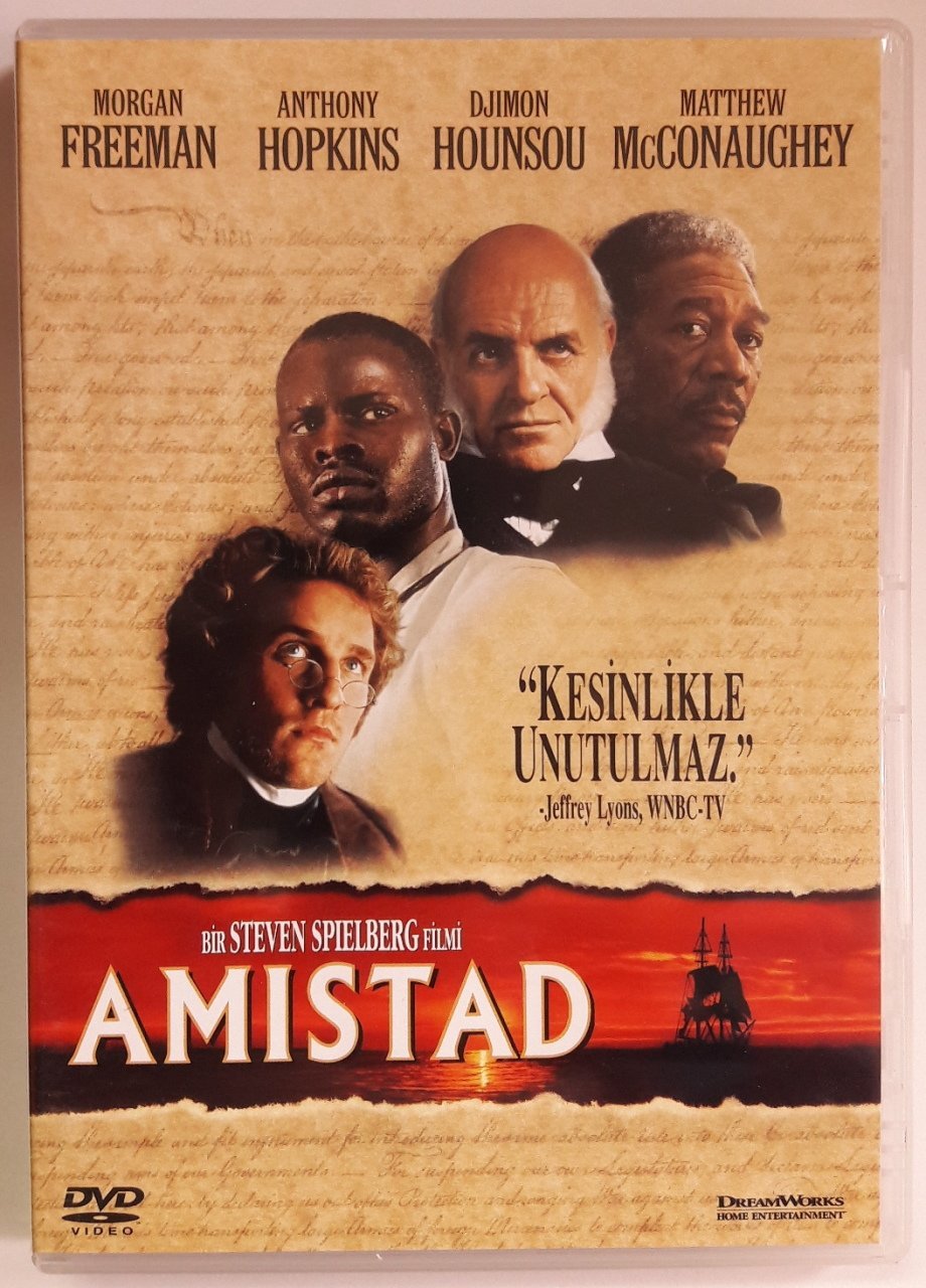 AMISTAD - MORGAN FREEMAN - ANTHONY HOPKINS - MATTHEW McCONAUGHEY