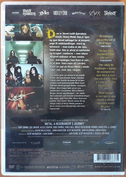 metal a headbanger's journey dvd