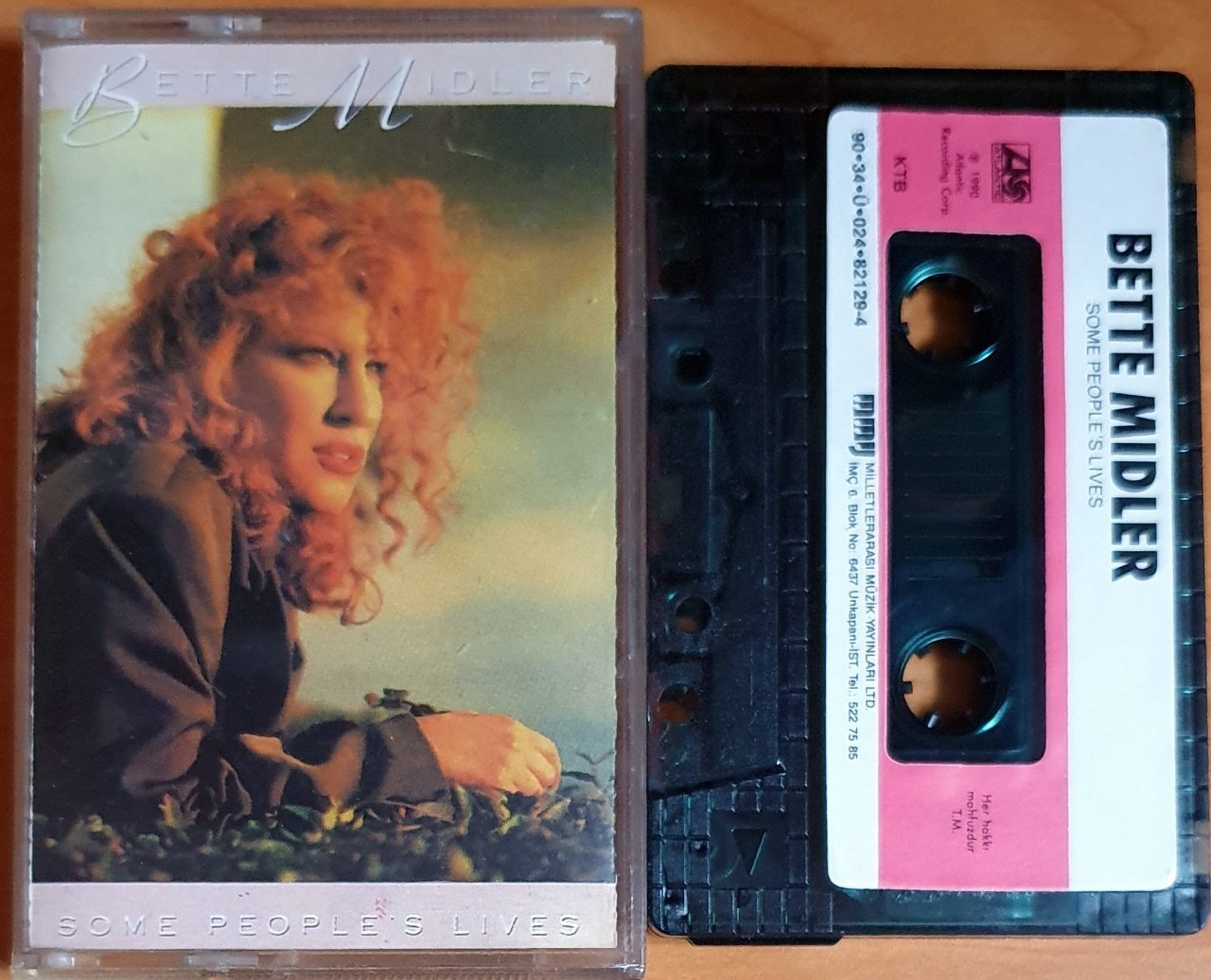 BETTE MIDLER - SOME PEOPLE'S LIVES (1990) - KASET MMY 2.EL