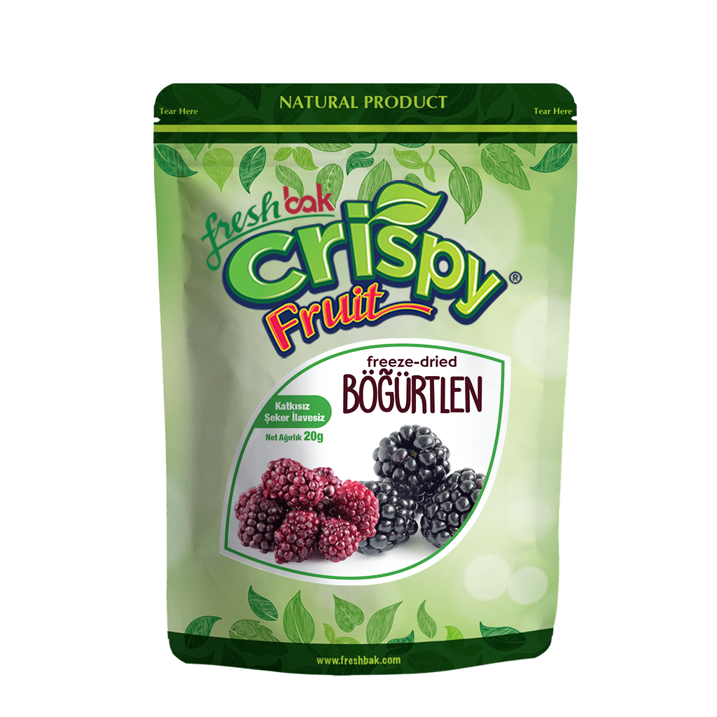 Freeze Dried Bogurtlen 20g Freshbak Crispy Saglikli Atistirmaliklar