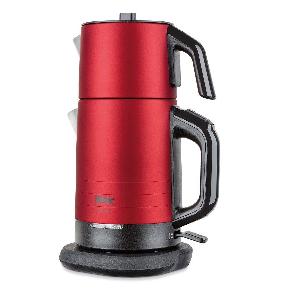Fakir River 2 in 1 Paslanmaz Çelik Çay Makinesi Kırmızı