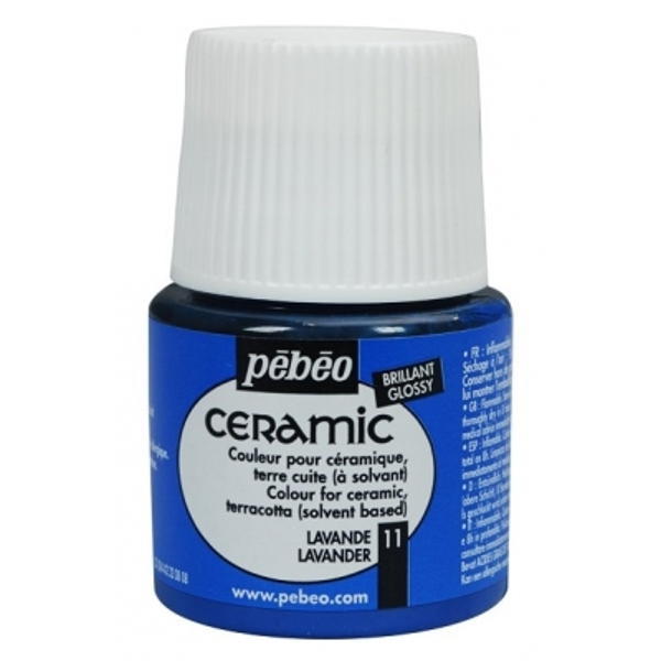 Pebeo Cam Ceramic Seramik Boyası 11 Lavender-Lavanta 45ML. Pebeo Cam Ceramic Seramik Boyası 11 Lavender-Lavanta 45ML.