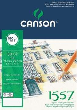 Canson 1557 Eskiz Spiralli Çizim Defteri A4 180 gr 20 Sayfa