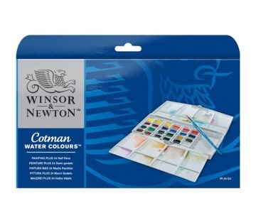 Winsor & Newton Cotman Tablet Sulu Boya 24 Renk