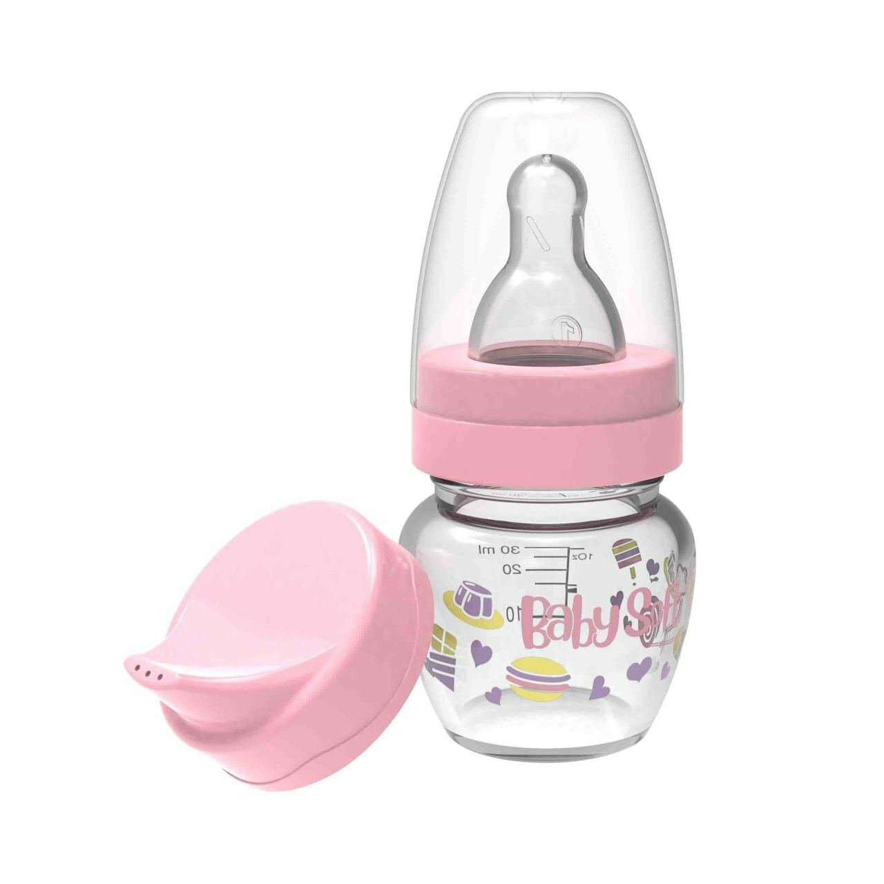 Babysoft 30 ML Cam Biberon Suluk Alıştırma Seti BPA İçermez Online