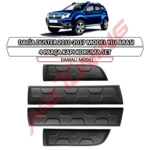 dacia duster kapi koruma off road 2010 2017 arasi 4 parca
