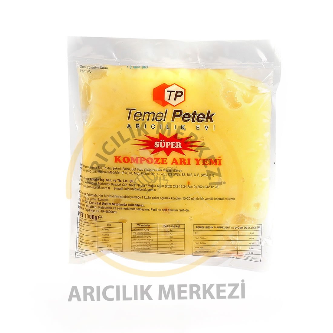 Arı Keki Temel Petek (Süper Kompoze Kek) 1 Kg.