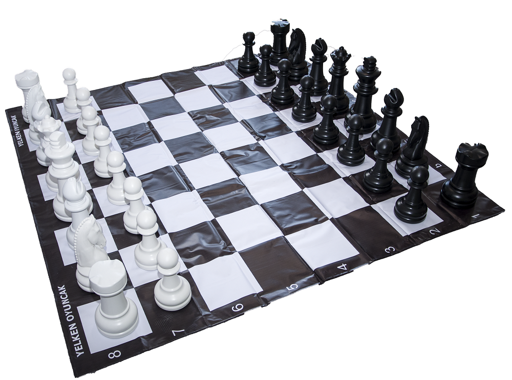 Bahçe Satrancı 200x200cm Eğitici Plastik Oyuncaklar