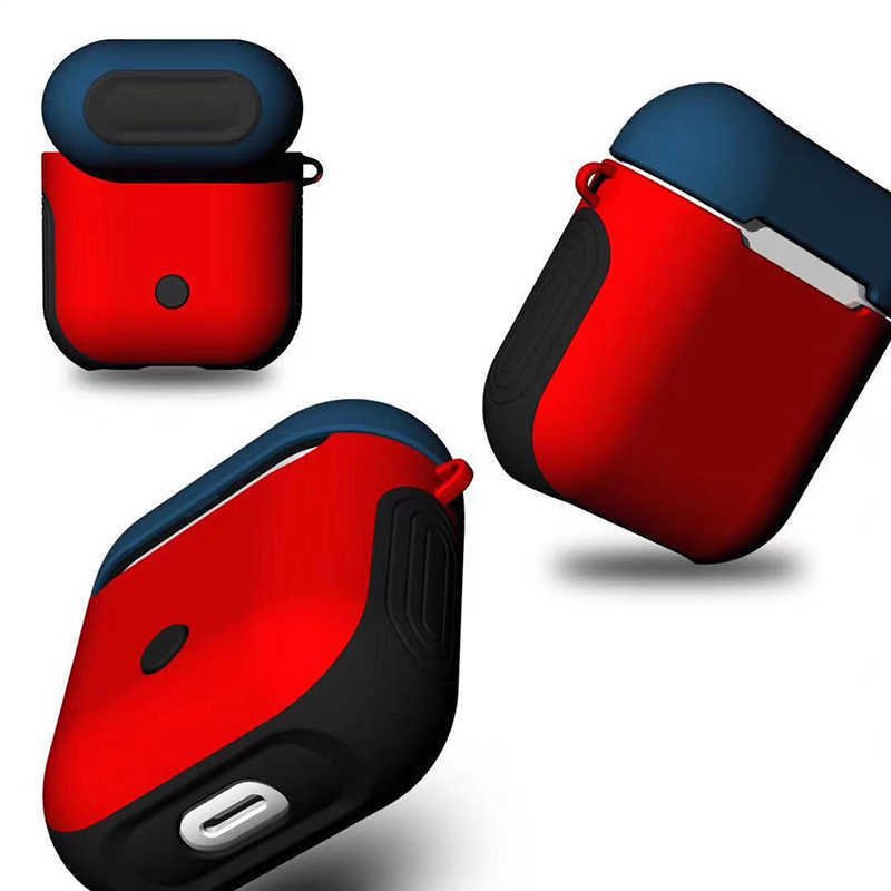 Zore Shockproof Airpod Mavi Kirmizi Silikon Kilif Fiyatlari Urunsec Com