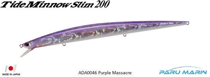 Duo Tide Minnow Slim 200 ADA0046 / Purple Massacre