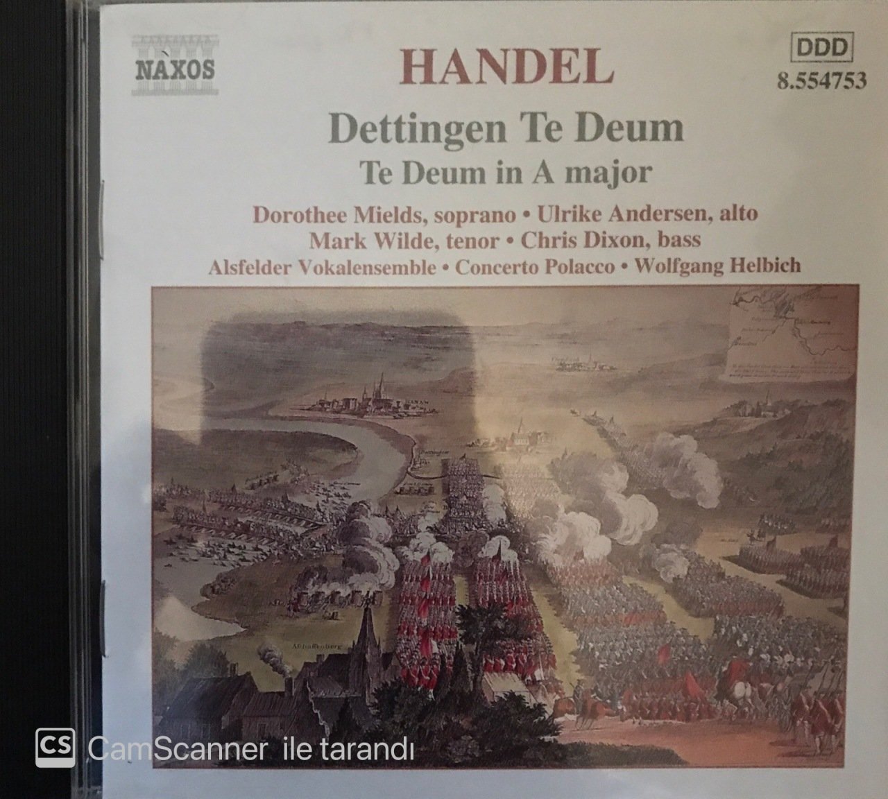 Handel Dettingen Te Deum CD Plak Satın Al