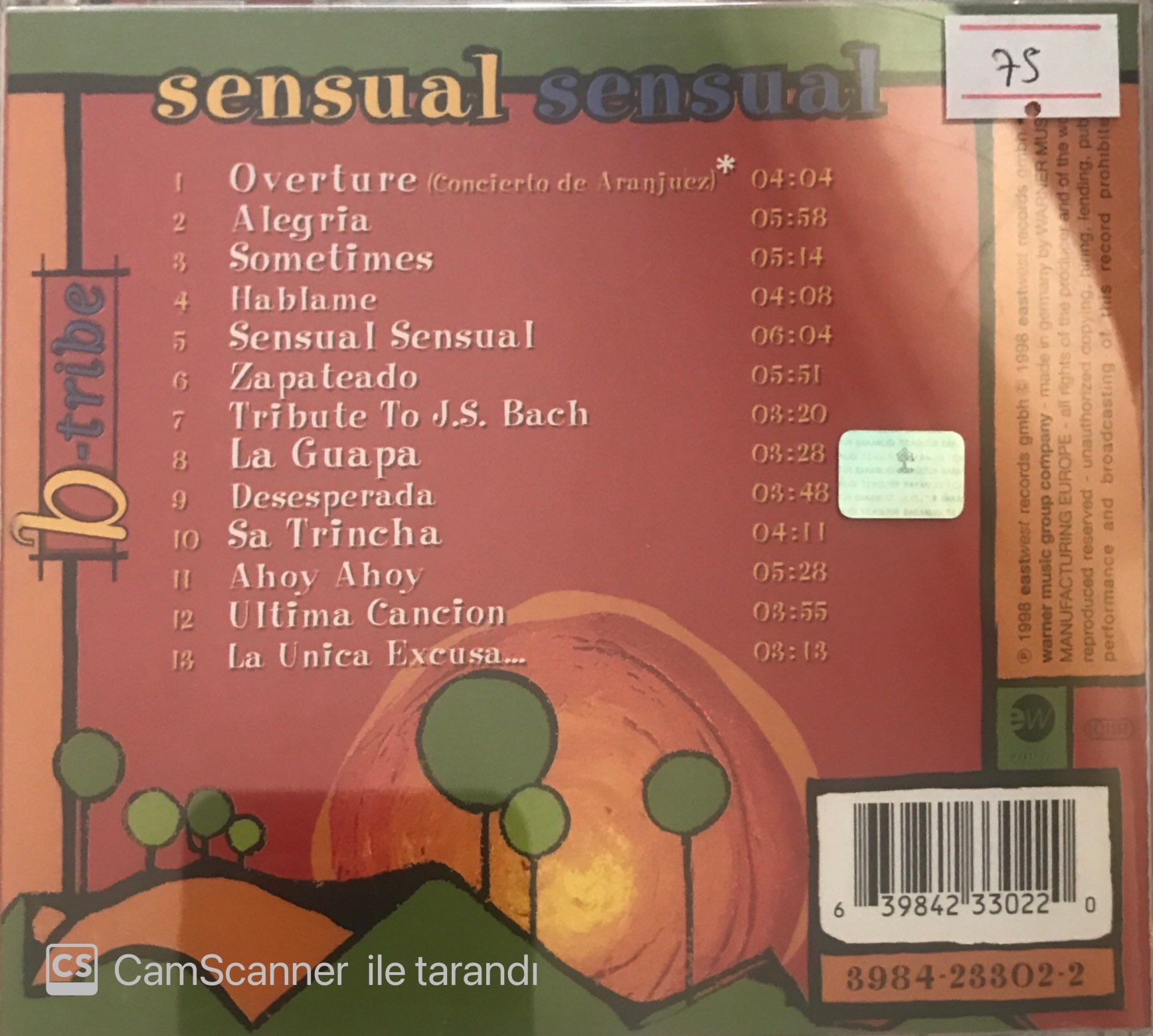 B-Tribe Sensual Sensual CD Plak Satın Al