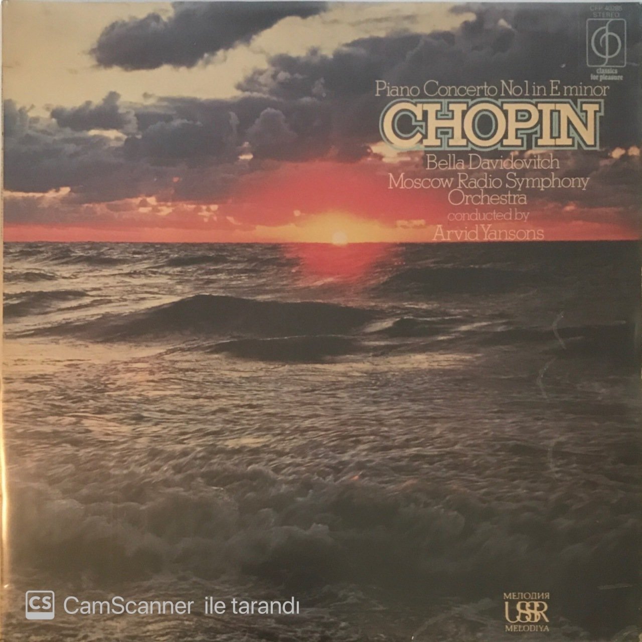 Chopin Piano Concerto No. 1 E Minor Op. 11 LP Plak Satın Al