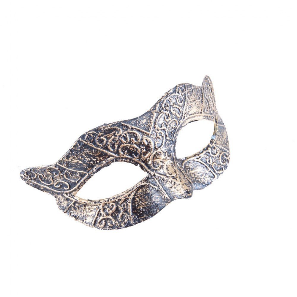 Kedi Lüks Parti Maskesi Bronz Parti Maskeleri Işıklı Parti Maskesi