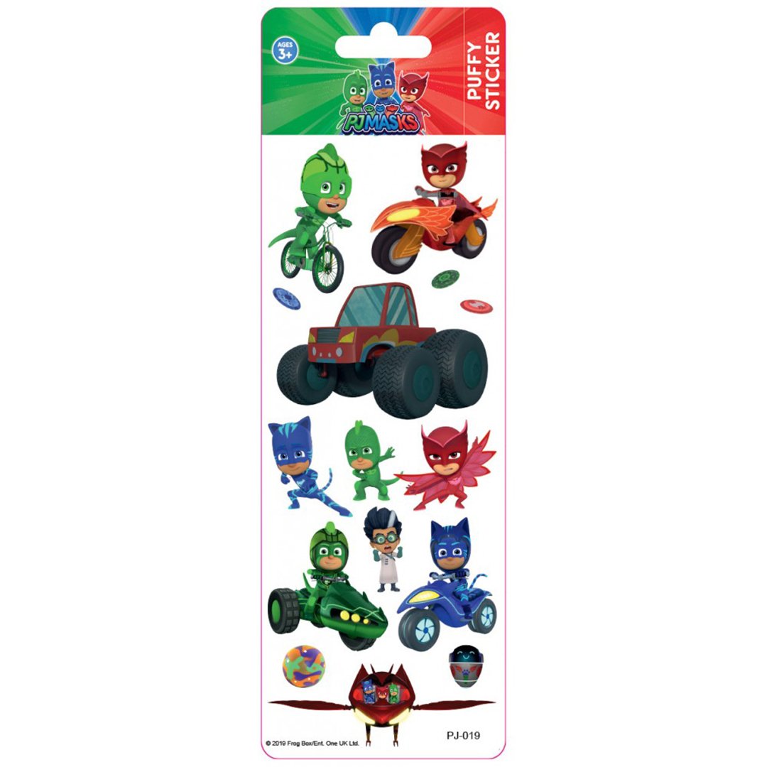Pj Masks Kabartmalı Sticker Hediyelik Sticker Çeşitleri