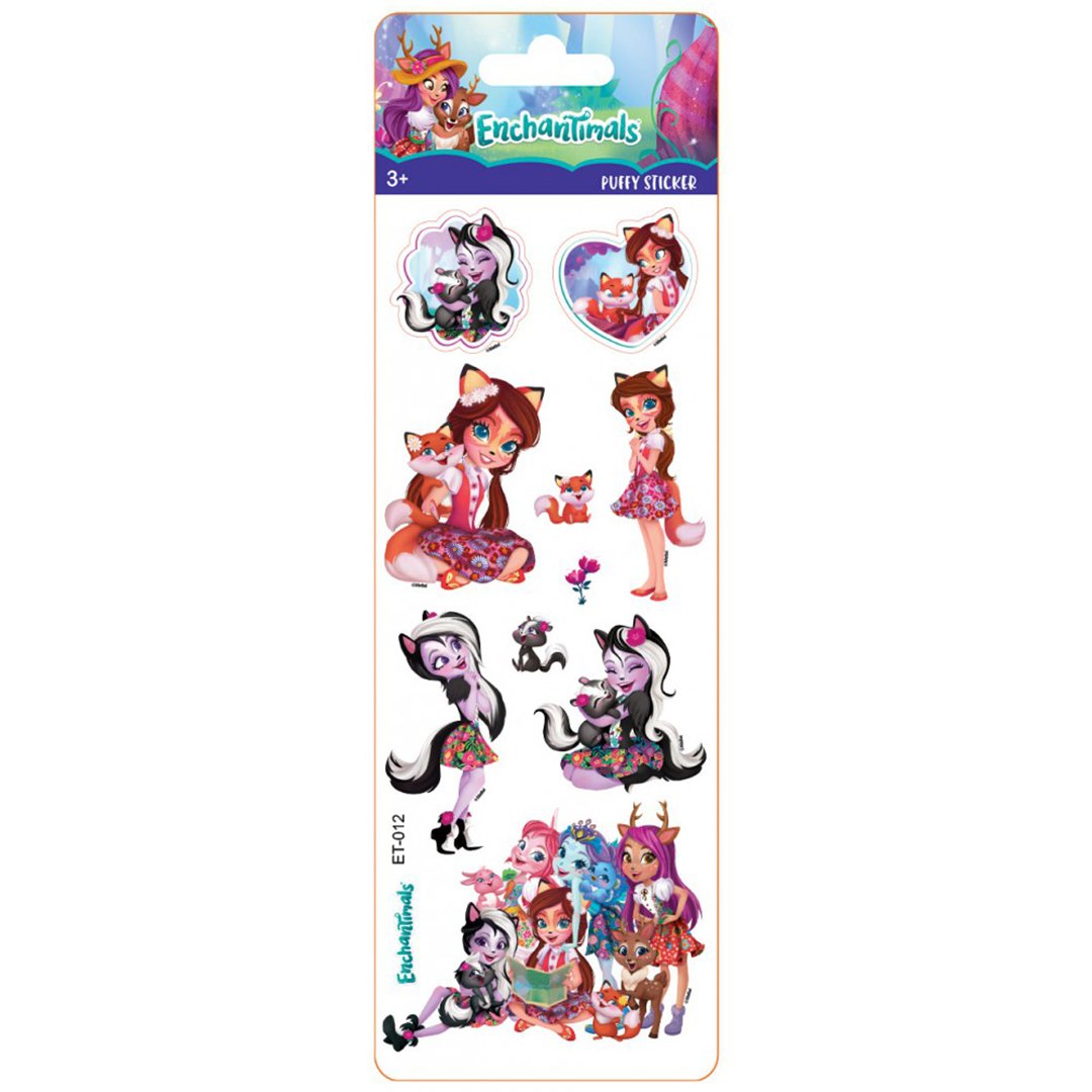 Enchantimals Yapiskanli Sticker Hediyelik Sticker Cesitleri