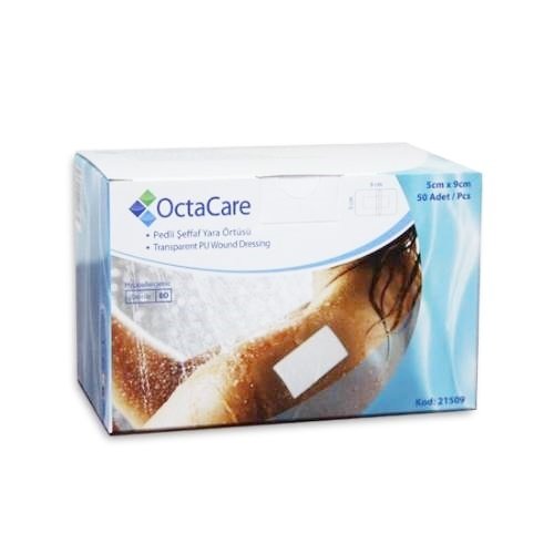 Octacare 21509 Su Geçirmez Yara Örtüsü 5cm x 9cm 50 li Paket 64,90 TL